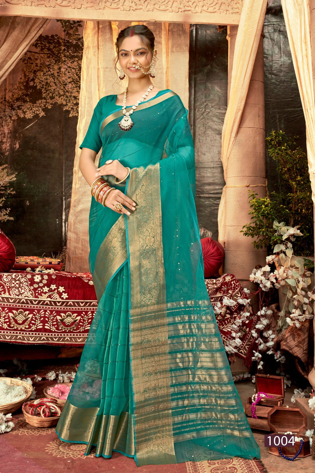 Niharika Vol 1 By Saroj Heavy Sequence Soft Organza Silk Designer Sarees Wholesale Shop In Surat
